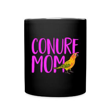 Parakeet, Parrot, Parakeet, Bird - Full Colour Mug - black - Front
