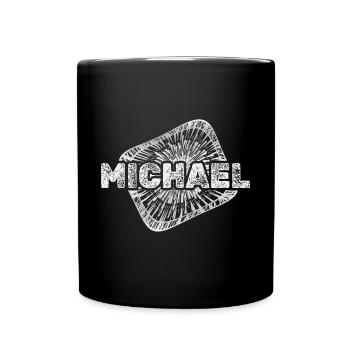Sternenstaub Michael - Tasse einfarbig - Schwarz - Vorne