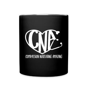 CNA Nursing Quotes Certified Nurse Assistant Gifts - Tasse einfarbig - Schwarz - Vorne