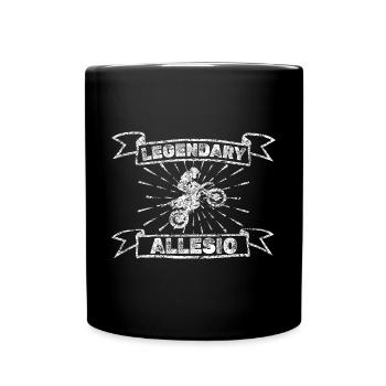 Geschenk für Allesio - Tasse einfarbig - Schwarz - Vorne