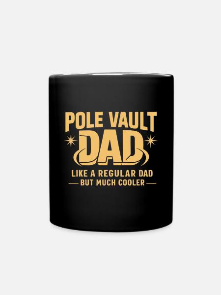 Stabhochspringer-Geschenk - Tasse einfarbig - Schwarz