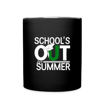 Sommerferien Schulende School`s Out For Summer - Full Colour Mug - black - Front