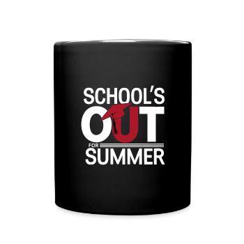 Schulabschluss Schulende School`s Out For Summer - Full Colour Mug - black - Front