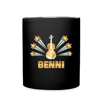 Musical instrument Benni - Full Colour Mug - black - Front