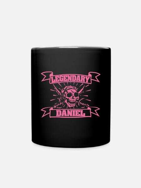 Daniel - Tasse einfarbig - Schwarz
