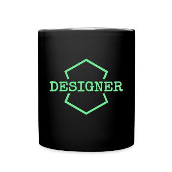 Concepteur de travail - Mug uni - noir - Devant