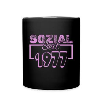 1977 - Tasse einfarbig - Schwarz - Vorne