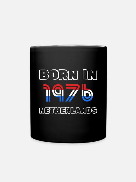 1976 - Tasse einfarbig - Schwarz