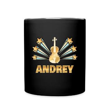 Musical instrument Andrey - Full Colour Mug - black - Front