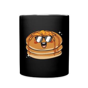Pancake Breakfast Pancakes - Full Colour Mug - black - Front