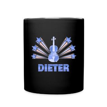 Musical instrument Dieter - Full Colour Mug - black - Front