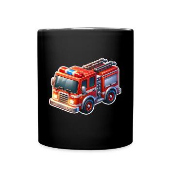 Fire brigade - Full Colour Mug - black - Front