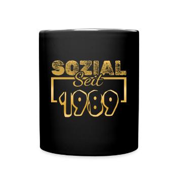 1989 - Tasse einfarbig - Schwarz - Vorne