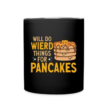 Crêpes Petit-déjeuner Crêpes - Mug uni - noir - Devant