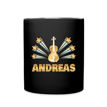 Instrument de musique Andreas - Mug uni - noir - Devant