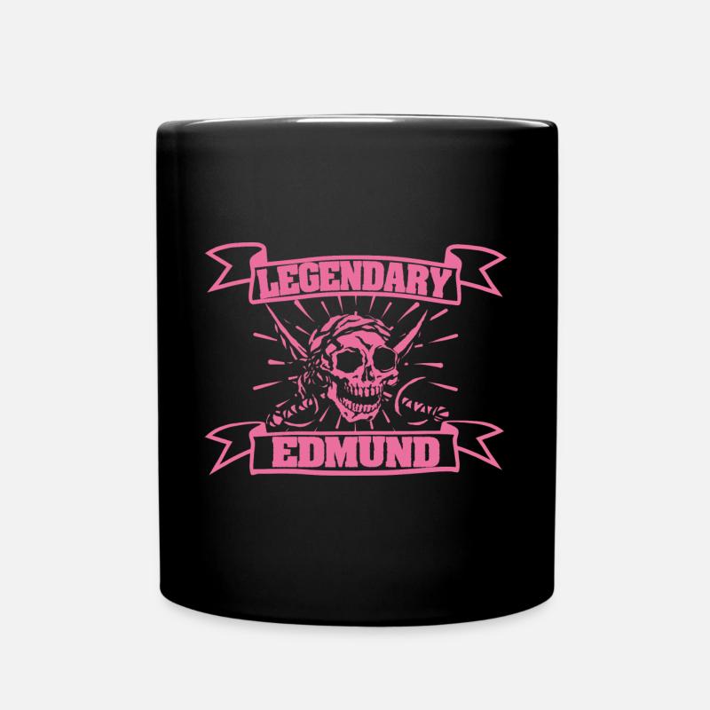 Edmund als Fasching - Tasse einfarbig - Schwarz