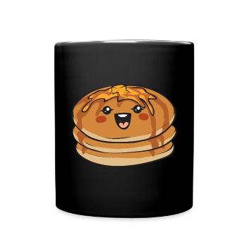 Pancake Breakfast Pancakes - Full Colour Mug - black - Front