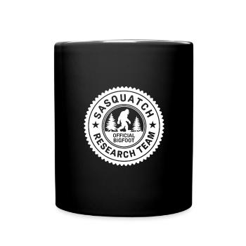 Official Bigfoot Sasquatch Research Team - Full Colour Mug - black - Front