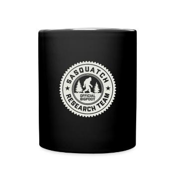 Official Bigfoot Sasquatch Research Team - Full Colour Mug - black - Front