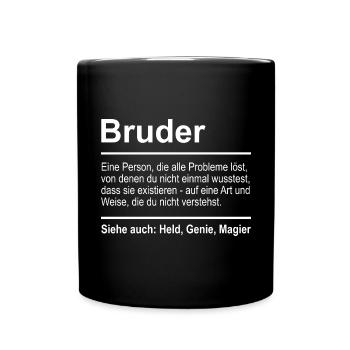 Brother - Full Colour Mug - black - Front