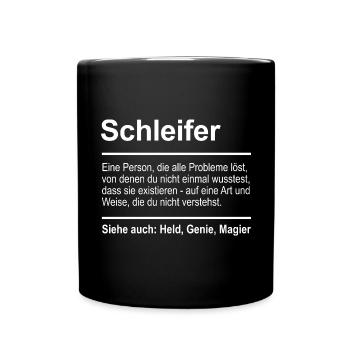 Grinder - Full Colour Mug - black - Front