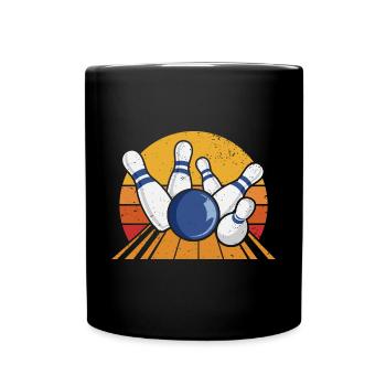 Bowling Bowling Bowling Bowling Alley Bowling Tour - Full Colour Mug - black - Front
