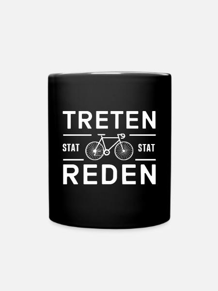 Radfahrer Radfahren Radrennen für einen - Tasse einfarbig - Schwarz
