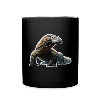 Komodo Dragon - Tasse einfarbig - Schwarz - Vorne