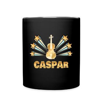 Caspar - Tasse einfarbig - Schwarz - Vorne