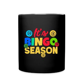 Bingo Jeu Saison Bingo - Mug uni - noir - Devant