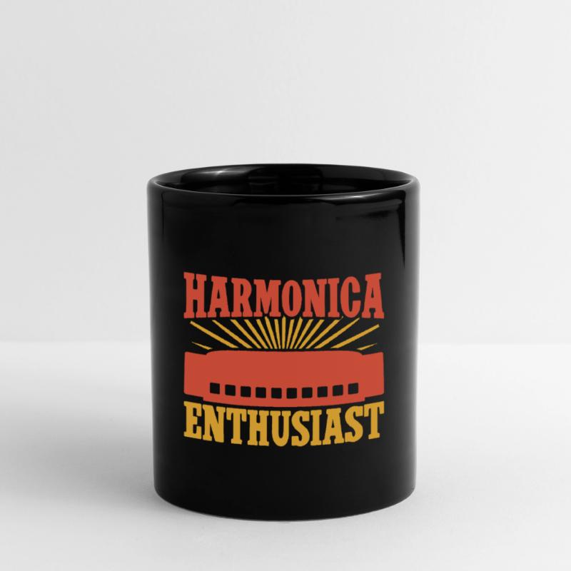 drôle d’harmonica joueur d’harmonica passionné harmonica Mug uni