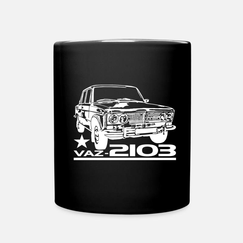Auto 1500 VAZ 2103 Zhiguli - Tasse einfarbig - Schwarz