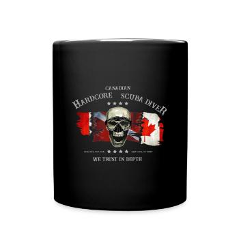 Diver Canadian Extreme Diver - Canada - Mug uni - noir - Devant