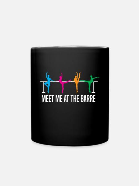 Ballet Ballerina - Full Colour Mug - black