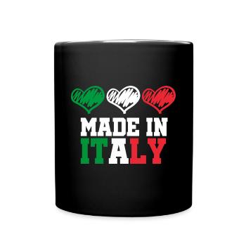 Made in Italie Rome Venise Cadeau toscane - Mug uni - noir - Devant