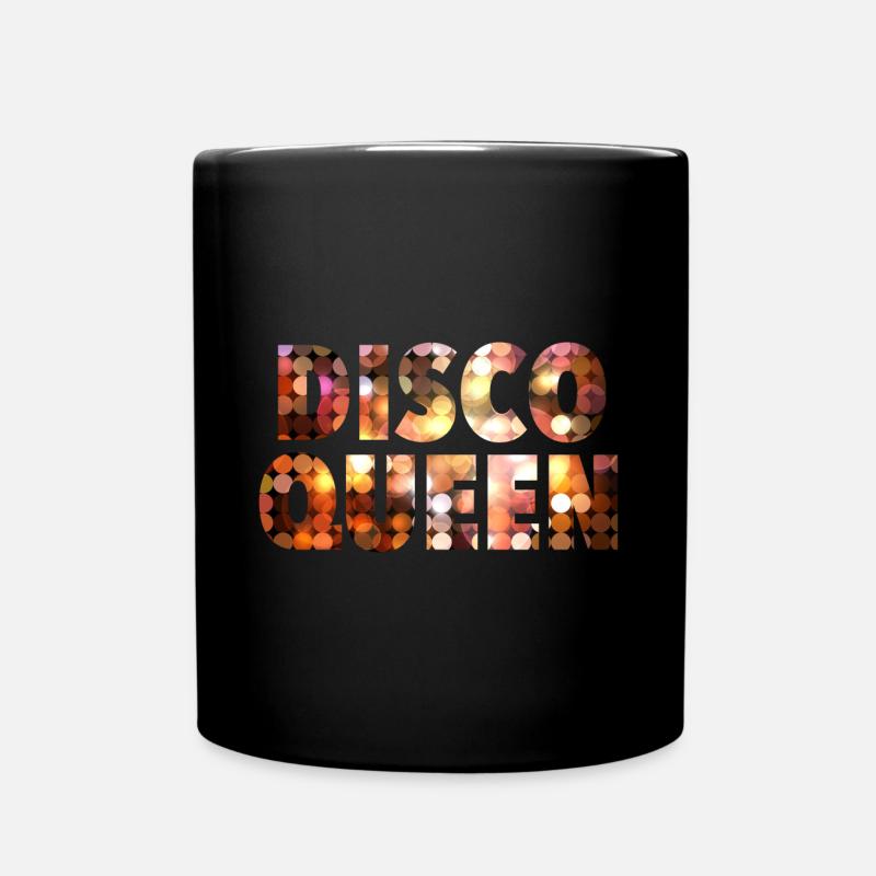 Disco Queen - Full Colour Mug - black