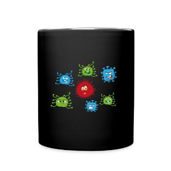 Virus Corona Virus Coronavirus Covid-19 - Mug uni - noir - Devant