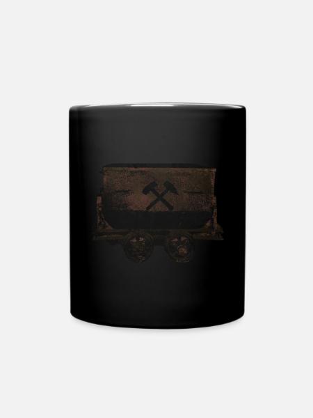 Lore Bergbau Bergmann - Tasse einfarbig - Schwarz