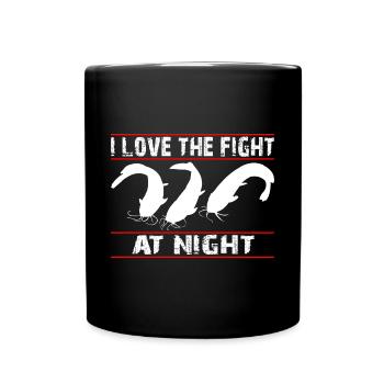 I fish catfish - catfish angler - Full Colour Mug - black - Front