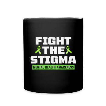 Mental Health Awareness - Full Colour Mug - black - Front