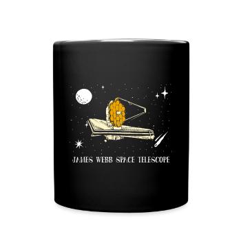 James Webb Space Telescope JWST Space Astronomy - Tasse einfarbig - Schwarz - Vorne