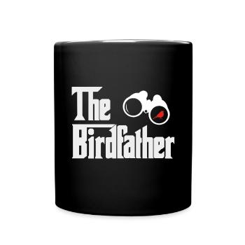 The Birdfather the Godfather Ornithologist - Full Colour Mug - black - Front