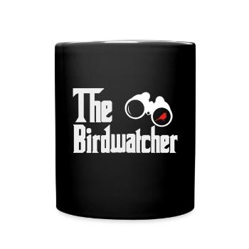 The Birdwatche the Godfather Ornithologist - Full Colour Mug - black - Front
