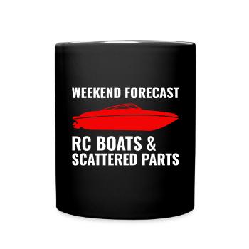 Rc Boat Racing Course de hors-bord électrique - Mug uni - noir - Devant
