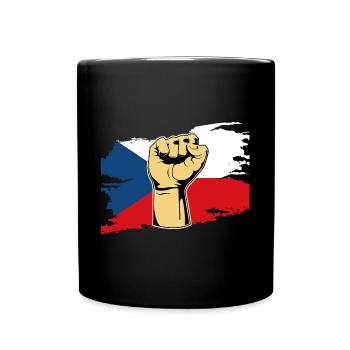 Faust République tchèque - Mug uni - noir - Devant