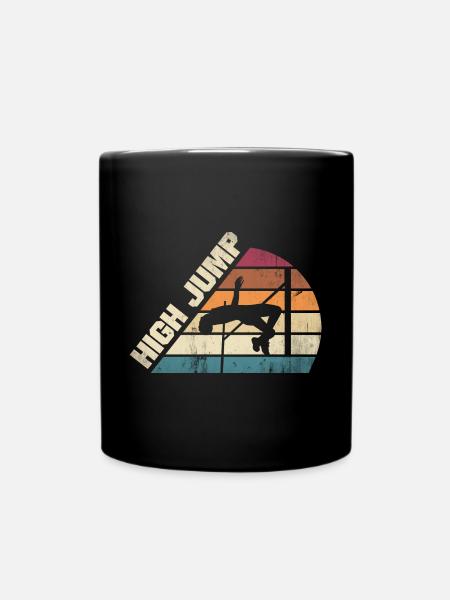 Sauteur en hauteur Athlétisme Saut en hauteur - Mug uni - noir
