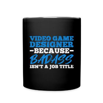 Video Game Designer - Tasse einfarbig - Schwarz - Vorne