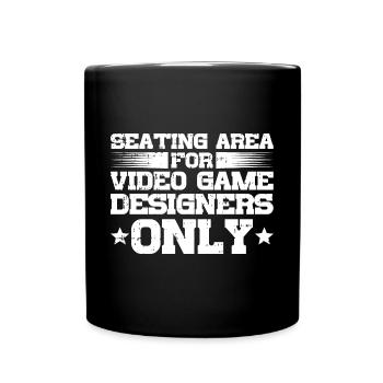 Video Game Designer - Tasse einfarbig - Schwarz - Vorne