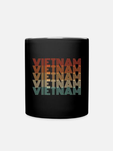 vietnam - Tasse einfarbig - Schwarz
