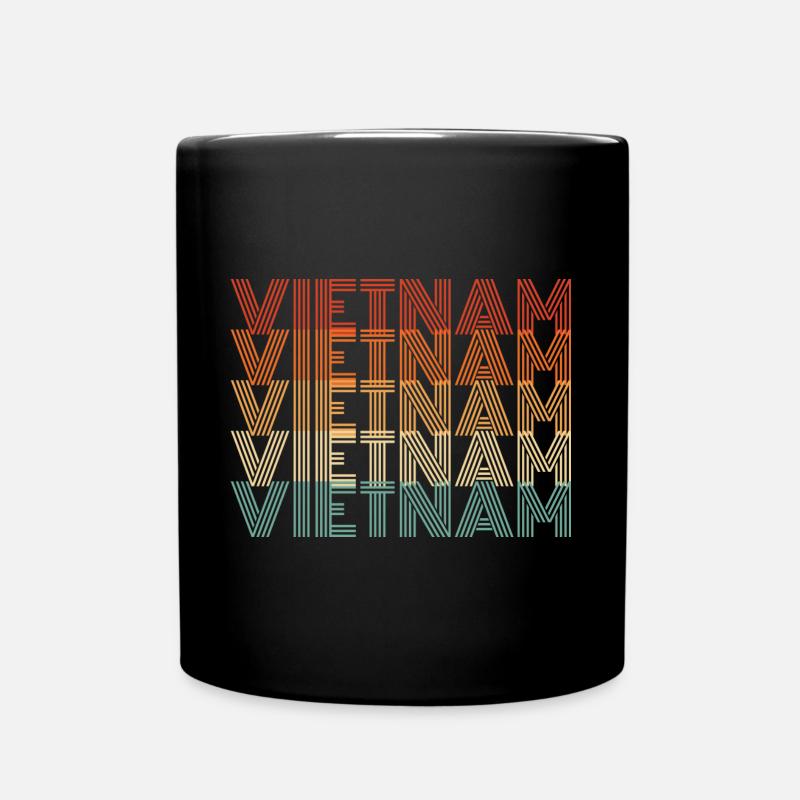 vietnam - Tasse einfarbig - Schwarz